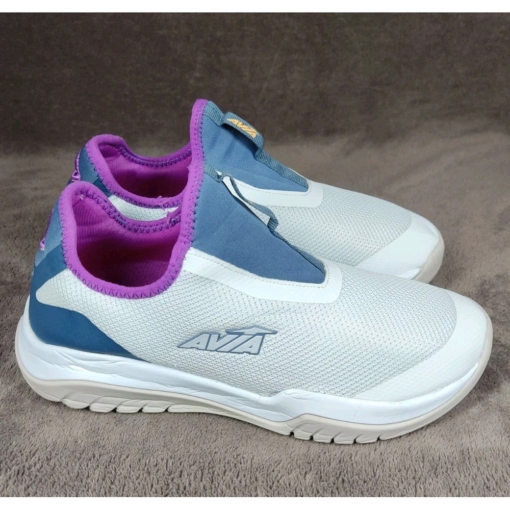 Avia Breeze women's knit colorblock athletic slip-on sneakers Size 8M